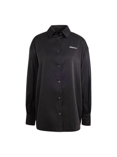 adidas (WMNS) adidas 3-Stripes OS Shirt 'Black' IR9789