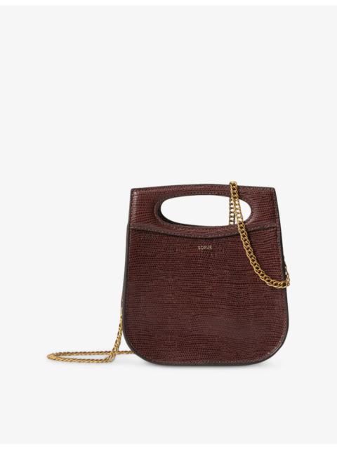 soeur Cheri Logo-Embossed Mini Leather Bag