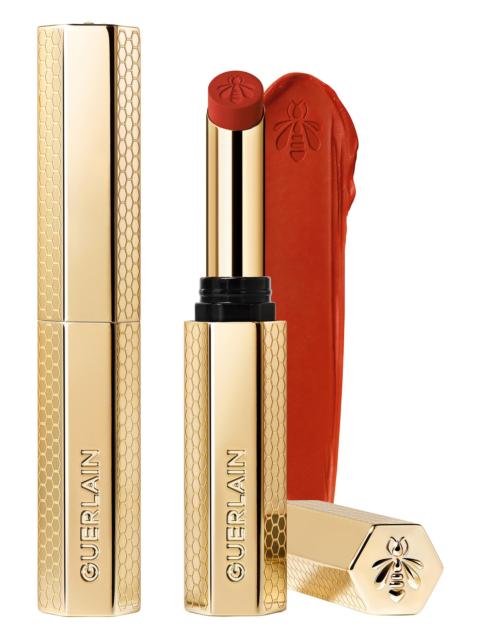GUERLAIN KissKiss Blur Matte Long-Wearing Lipstick - 668 Warm Marigold