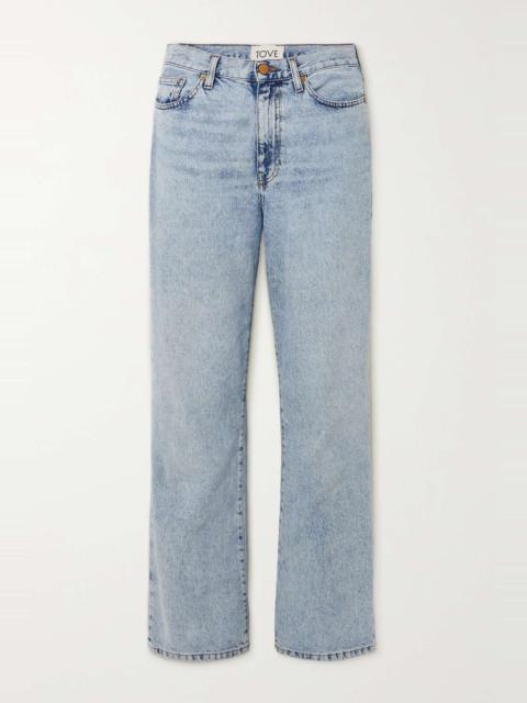 TOVE + NET SUSTAIN Sofie mid-rise wide-leg recycled jeans