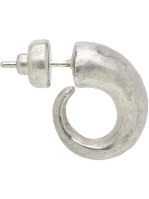 Parts of Four Silver Little Horn Single Earring