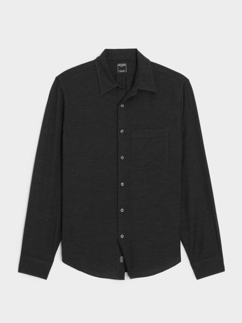 TODD SNYDER Portuguese Cotton-Cashmere Sport Shirt