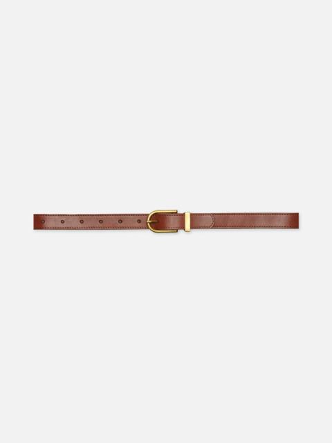 FRAME Simple Art Deco Belt in Whiskey