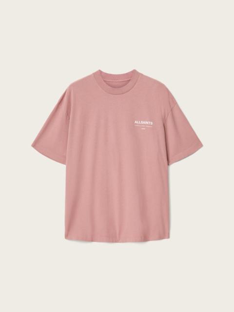 ALLSAINTS BACKSTAGE SHORT SLEEVE OVERSIZED GRAPHIC T-SHIRT