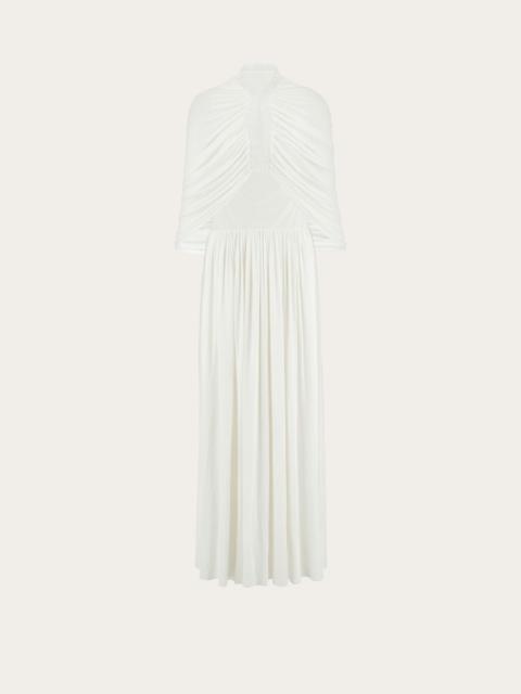 FERRAGAMO Drape jersey dress