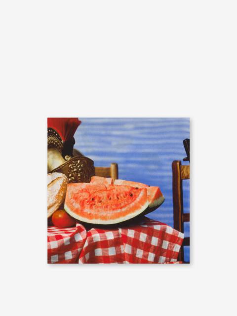 Moschino SILK SCARF ITALIAN INSPIRATION PRINT