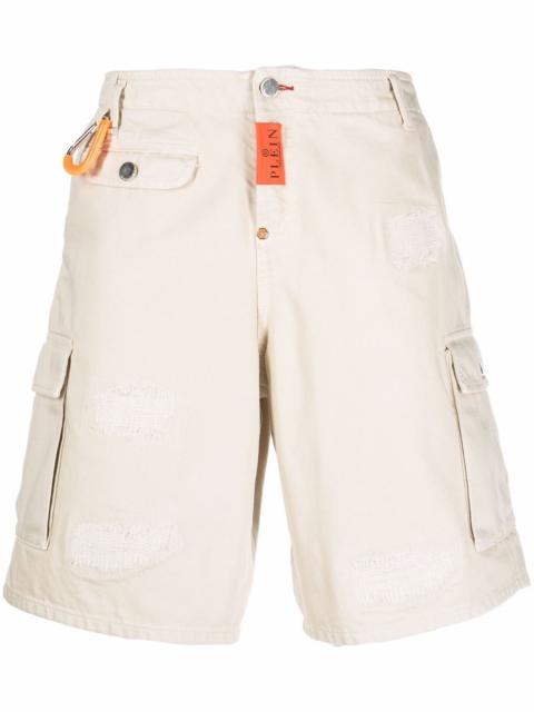PHILIPP PLEIN wide-leg cargo shorts