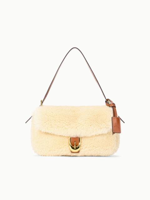 STAUD STAUD HARLOW BAG NATURAL SHEARLING