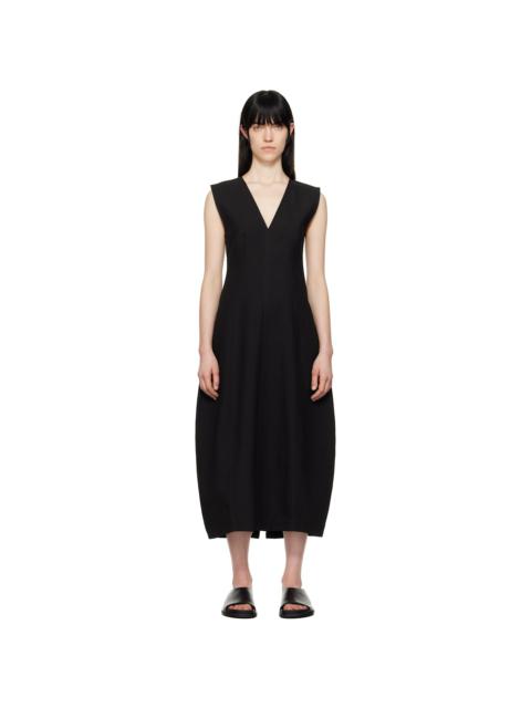 Studio Nicholson Black Enna Midi Dress