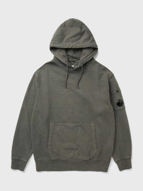 C.P. Company BRUSHED AND EMERIZED DIAGONAL FLEECE HOODED LENS SWEATSHIRT
