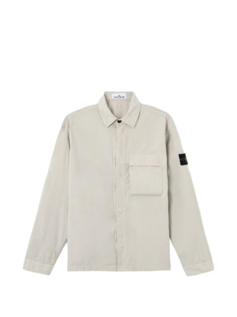 Stone Island Compass-badge shirt jacket