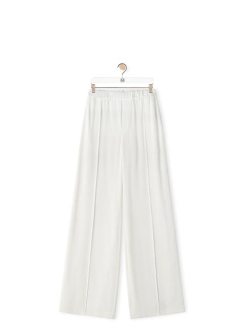 Pyjama trousers in silk