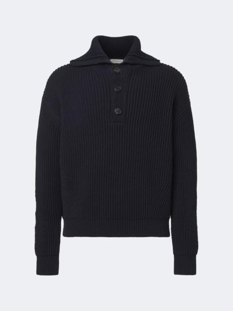 Dries Van Noten Ribbed-knit wool sweater