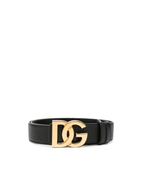 Dolce & Gabbana logo-buckle belt