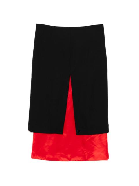 RÓHE upside-down midi skirt