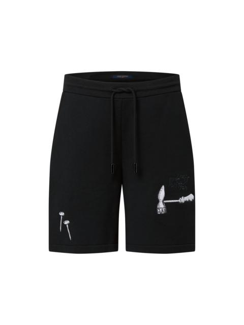 Louis Vuitton Tools Embroidery Shorts