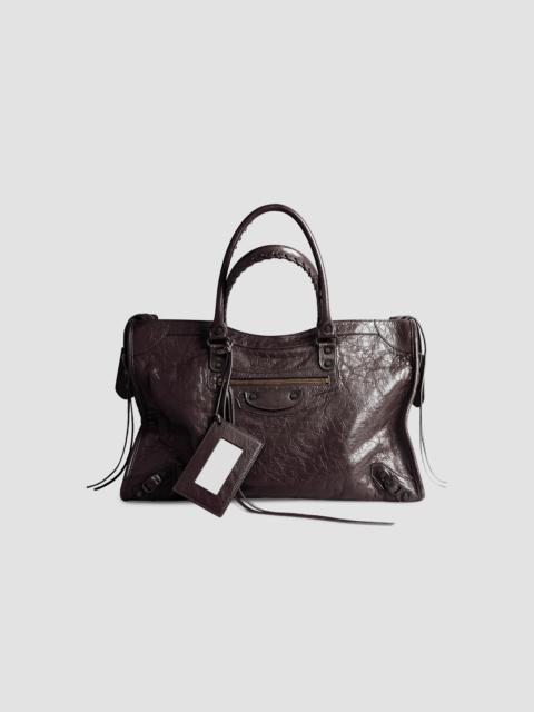 BALENCIAGA Men's Le City Tote Bag - Espresso