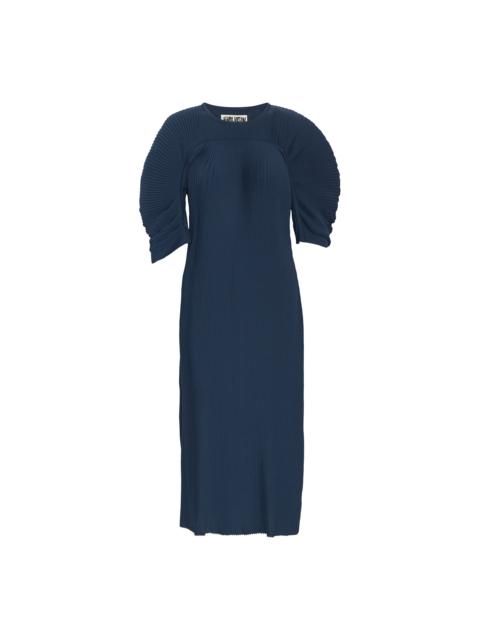 HENRIK VIBSKOV LUPU PLISSE DRESS - DRESS BLUES