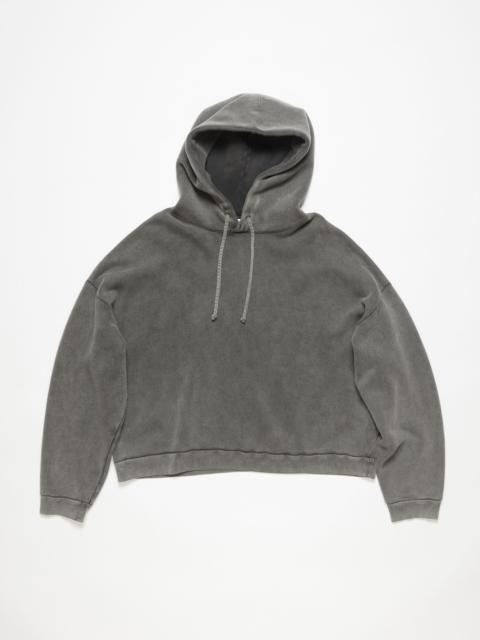Hooded sweater logo patch - Faded black