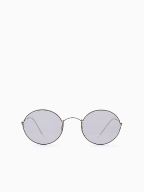 GIORGIO ARMANI Unisex round sunglasses