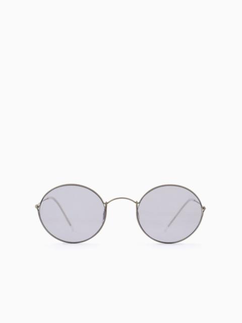 Unisex round sunglasses