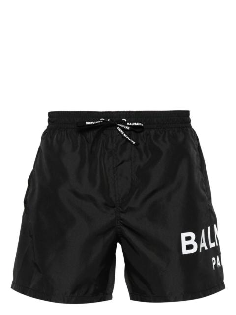 logo-print swim shorts