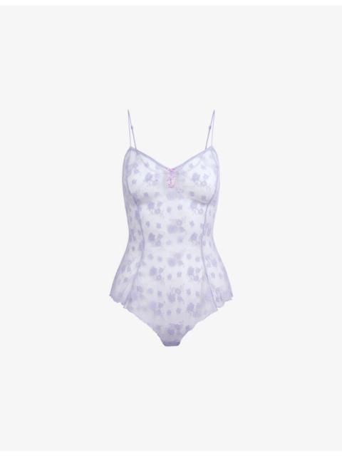 SKIMS Spring Intimates Sheer Lace Teddy