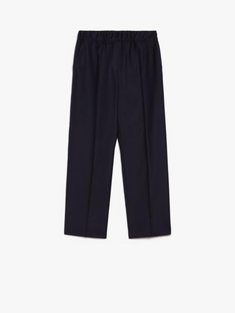 WEEKEND Max Mara HATELEY Comfort-fit flannel trousers