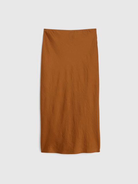Madewell Satin Maxi Slip Skirt