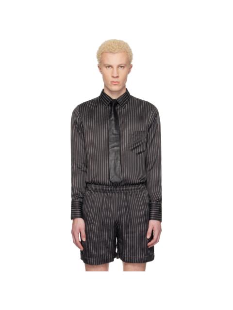 ERNEST W. BAKER Black Classic Shirt