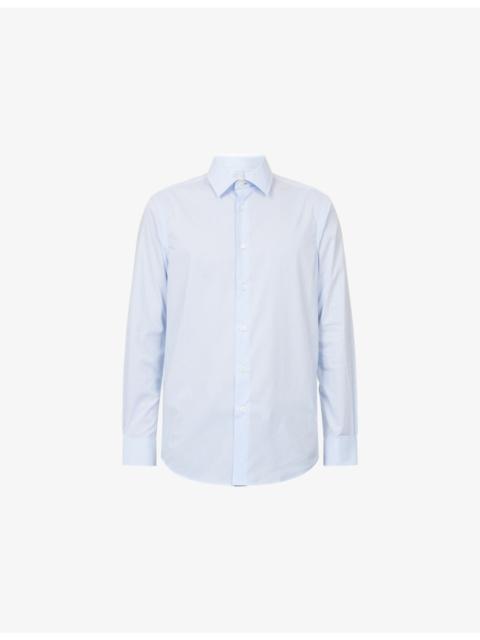 Paul Smith Long-Sleeve Cotton-Blend Shirt