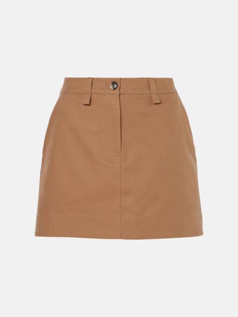 Proenza Schouler White Label Silas cotton-blend miniskirt