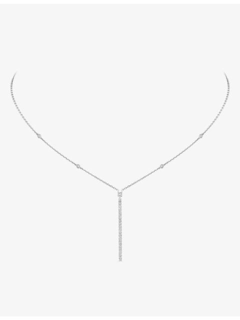 MESSIKA Gatsby 18ct white-gold and diamond necklace