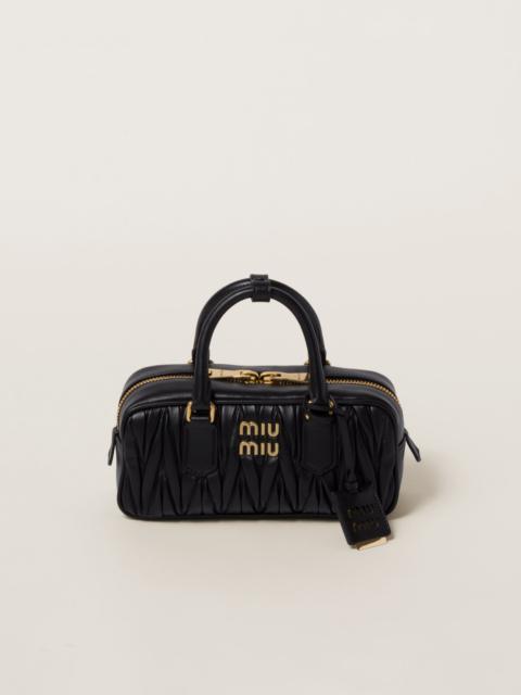 Miu Miu Arcadie matelassé nappa leather bag
