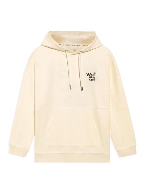 Li-Ning Li-Ning Way Of Wade We Are One Graphic Hoodie 'Beige' AWDS113-7