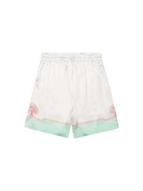 CASABLANCA Les Coquillages Silk Shorts