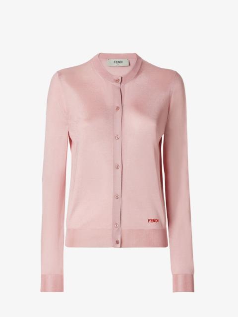 FENDI Cardigan Light pink viscose cardigan