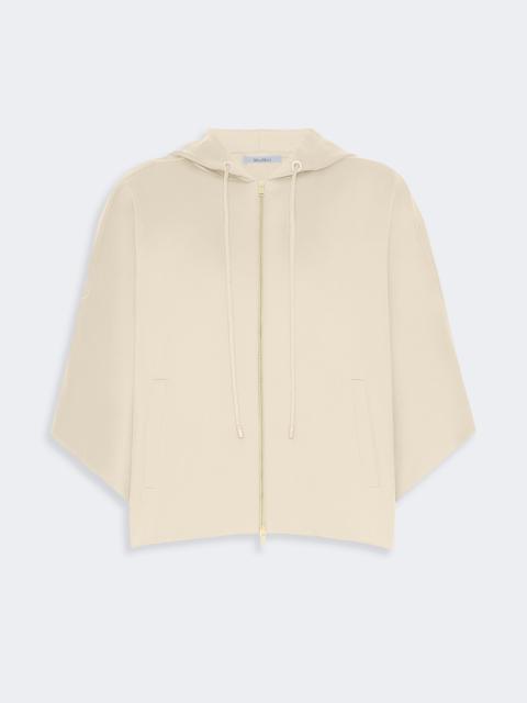 Max Mara FIDATO Technical cotton jersey boxy sweater - STONE