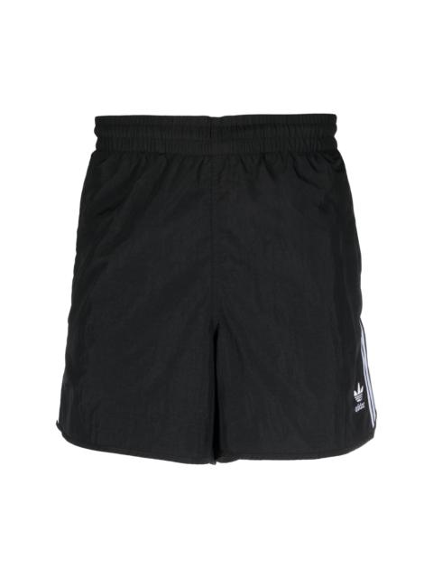 three-stripe running shorts