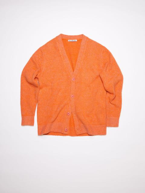 Cardigan sweater - Coral red