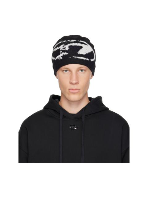 Diesel Black K-Apitan Beanie