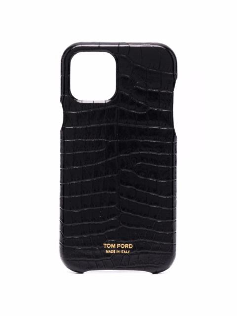 TOM FORD crocodile-effect Iphone X/XS case