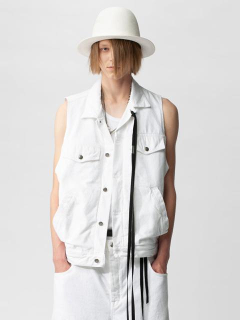 Ann Demeulemeester Benoit 5-Pockets High Comfort Sleeveless Jacket