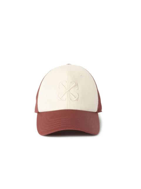 Off-White Bicol Drill Arrow Basebal Cap Red A Whit