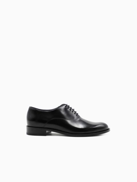 GIORGIO ARMANI LEATHER DERBY SHOES