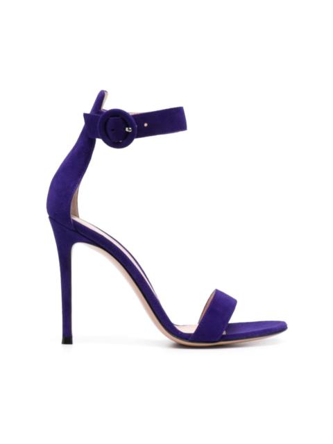Gianvito Rossi Portofino 105mm suede sandals