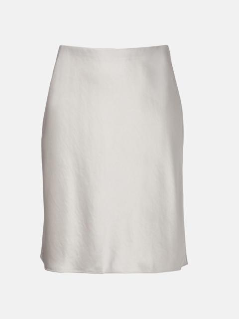 LESET Barb satin miniskirt
