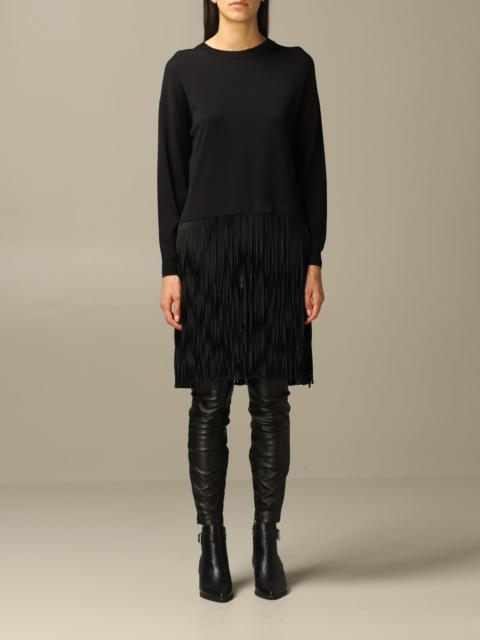 Moschino Moschino Boutique sweater with fringes