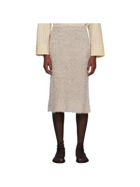 BY MALENE BIRGER Taupe Kilena Midi Skirt