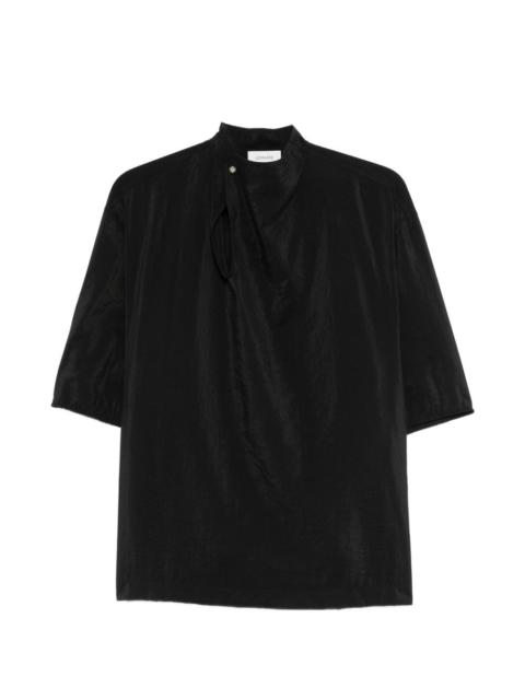 Lemaire soft collar ruffled top